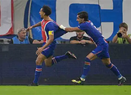 Supera el Paris Saint Germain 2-1 al Marsella Supera el Paris Saint Germain 2-1 al Marsella