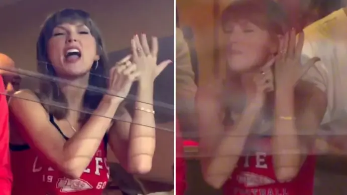 Taylor Swift presume anillo de bodas tras touchdown de Kelce