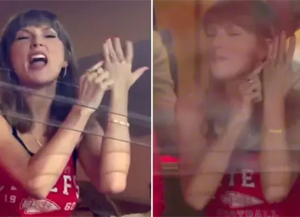 Taylor Swift presume anillo de bodas tras touchdown de Kelce