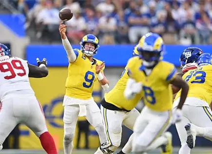 Dominante noche de Rams ante Giants Dominante noche de Rams ante Giants