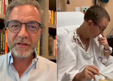 Guillermo Pous comparte foto hospitalizado y causa preocupaci&oacute;n