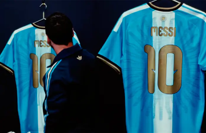 Lionel Messi revela jersey para su último partido con Argentina