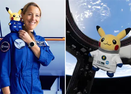 Pikachu llega a estaci&oacute;n espacial en la Semana Mundial del Espacio