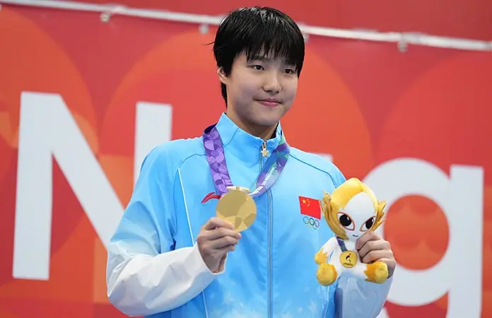 Prodigio china gana su 2º oro en Juegos Asiáticos