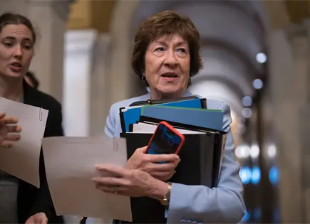 Demócratas de Maine cuestionan a senadora Collins por aportes ilegales Demócratas de Maine cuestionan a senadora Collins por aportes ilegales