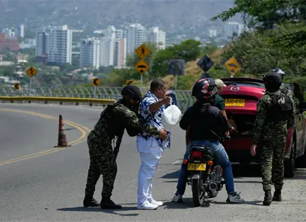 Militarización en Santa Marta tras violencia de grupo armado ilegal Militarización en Santa Marta tras violencia de grupo armado ilegal