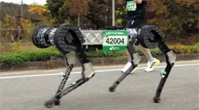 Robot cuadrúpedo completa maratón en Corea
