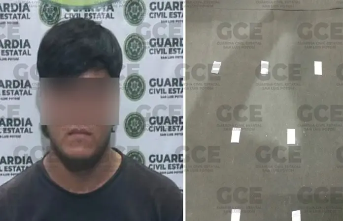 Aseguran a supuesto distribuidor de droga