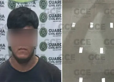 Aseguran a supuesto distribuidor de droga