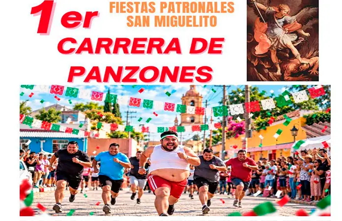 Este domingo, primera carrera de panzones