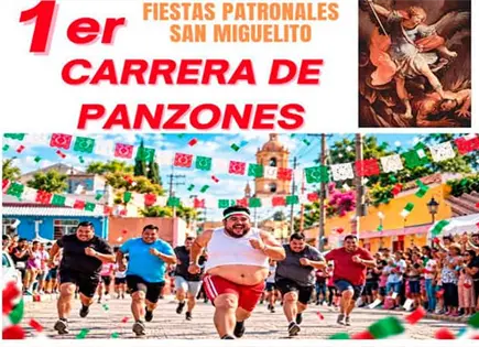 Este domingo, primera carrera de panzones