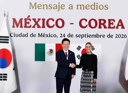 Sheinbaum y Corea acuerdan plan acci&oacute;n para 2026-2030