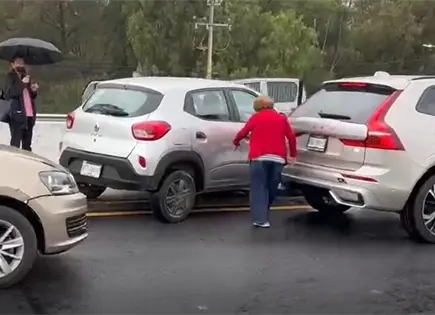 Video | Chocan por alcance en Salvador Nava