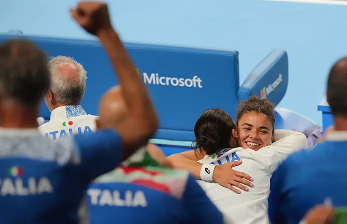 Avanza Italia a semis de Copa Billie Jean King