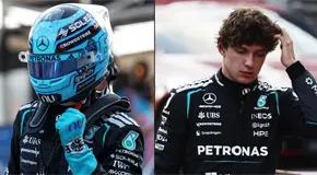 Russell arrasa en Bakú; Checo saldrá 19º