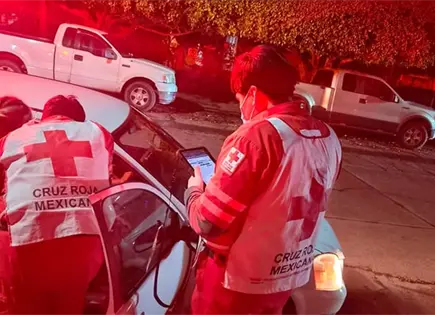 Sujeto herido en la cabeza en una ri&ntilde;a
