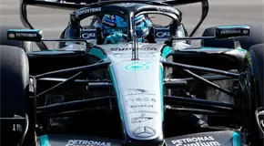 George Russell gana el GP de Azerbaiyán en Baku