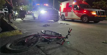 Atropellan a ciclista y lo dejan grave en Ciudad Valles