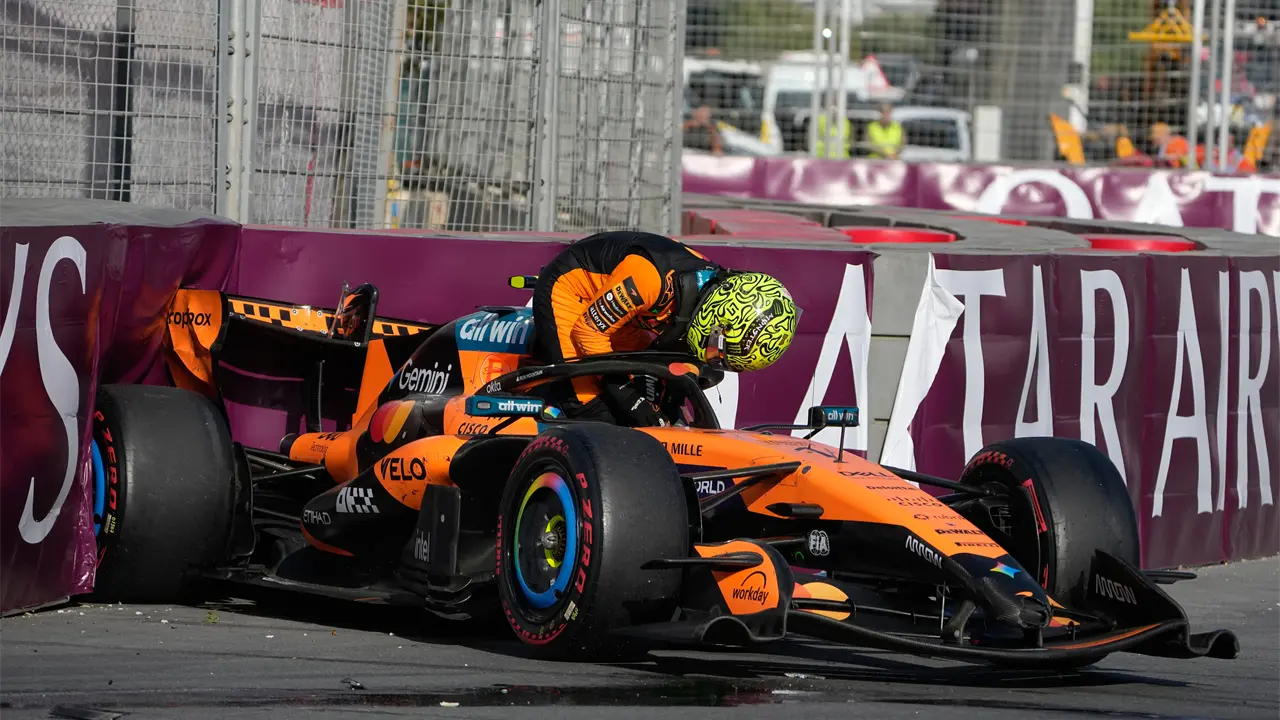 Lando Norris critica a Franco Colapinto tras choque en Azerbaiyán