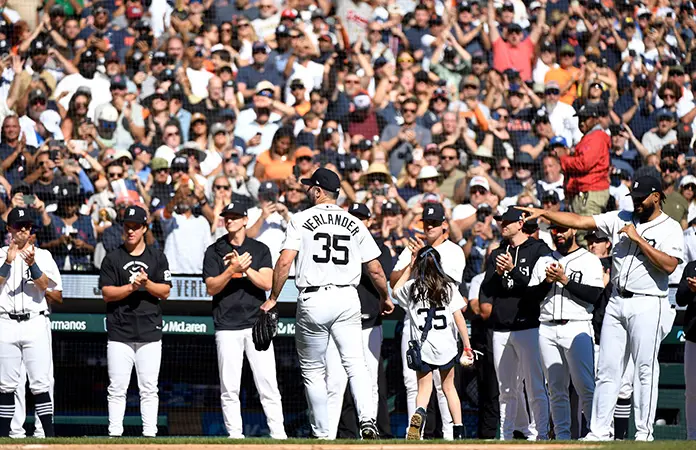 Triunfan Tigers en despedida de Justin Verlander