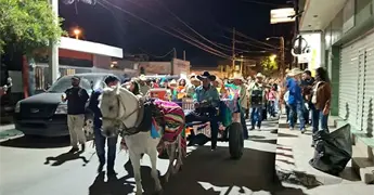 Callejoneada en honor de San Miguel