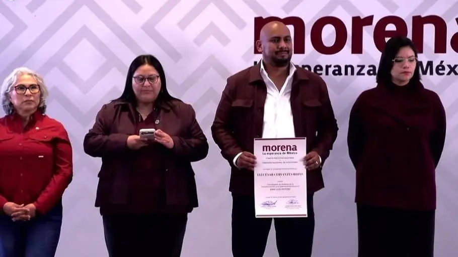 Formaliza Morena a Elí Cervantes como coordinador de la 4T en SLP