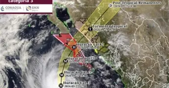 Polo tocar&aacute; tierra esta tarde en BCS, alerta PC