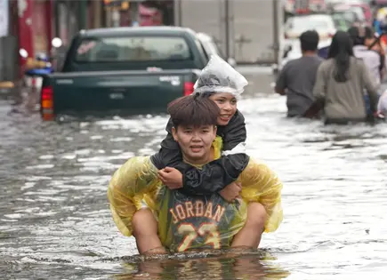 Inundaciones en Bangkok empiezan a ceder tras lluvias torrenciales Inundaciones en Bangkok empiezan a ceder tras lluvias torrenciales