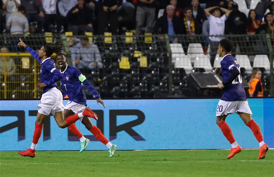 Olise marca el gol del triunfo francés en Liga de Naciones
