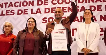 El&iacute; Cervantes, candidato de Morena a Gobernador