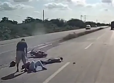 Motociclista muere tras choque con camioneta en &Eacute;bano