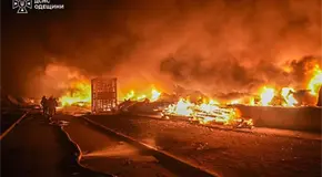 Atacan puertos en Kiev y Odesa