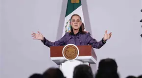 Cuestiona Sheinbaum que el espurio Calderón hable de democracia