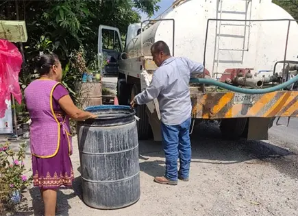 Gobierno presume haber enviado 816 pipas a colonias Gobierno presume haber enviado 816 pipas a colonias