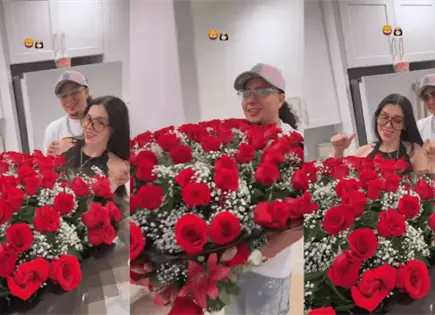 Davis Flow sorprende a Emma Coronel con regalo en su casa Davis Flow sorprende a Emma Coronel con regalo en su casa
