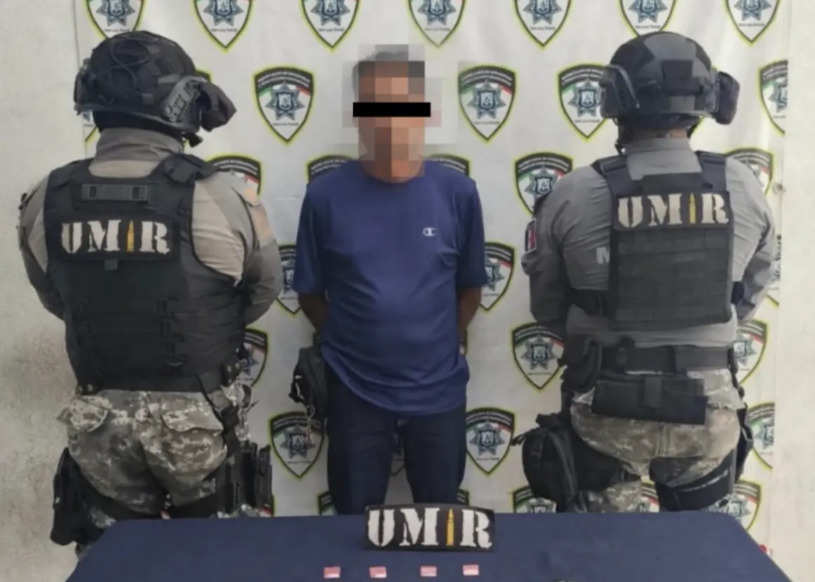 El detenido fue puesto a disposición de la FGE