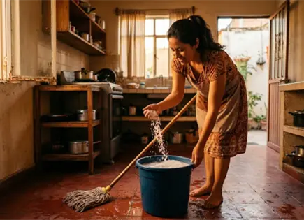 ¿Por qué debes agregar sal al agua al trapear? ¿Por qué debes agregar sal al agua al trapear?