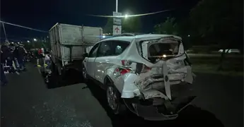 Carambola en carretera 57 involucr&oacute; a cuatro veh&iacute;culos