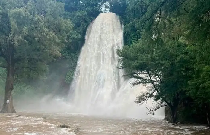 Cascadas de El Naranjo, en todo su esplendor