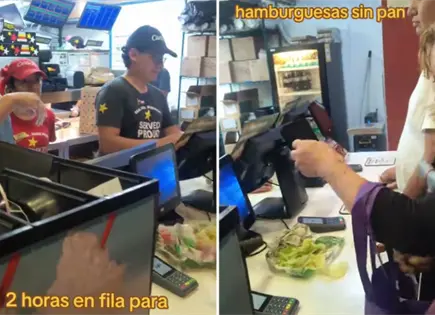Pelea en Carls Jr de Nuevo León tras promoción de hamburguesas Pelea en Carls Jr de Nuevo León tras promoción de hamburguesas
