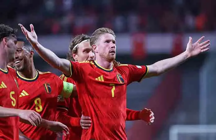 Brillan Kevin De Bruyne y Robert Lewandowski en Nations League