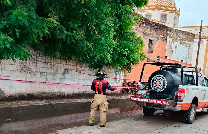 Casas antiguas en riesgo de colapso