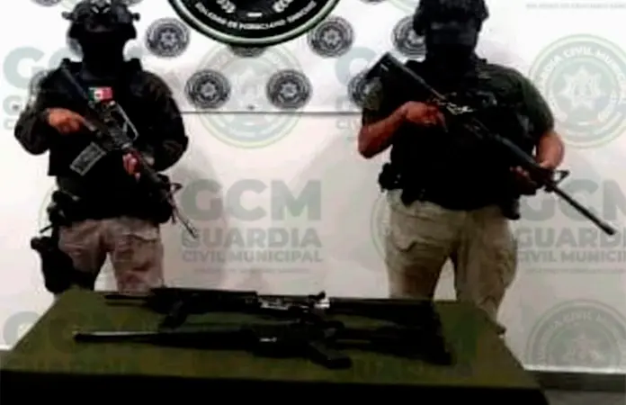 Localizan dos armas largas en Soledad