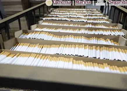 "Aterrizan" cigarrillos pirata en el AICM "Aterrizan" cigarrillos pirata en el AICM