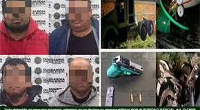 Atrapan a cuatro asaltantes de traileros en Jassos
