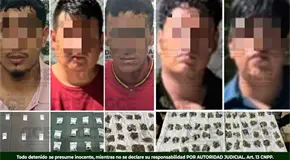 Con m&aacute;s de cien dosis de droga, detienen a maleantes