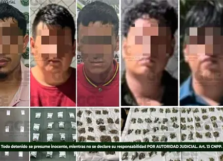 Con más de cien dosis de droga, detienen a maleantes Con más de cien dosis de droga, detienen a maleantes