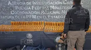 FGR asegura 94.5 litros de cocaína ocultos en botellas en NL