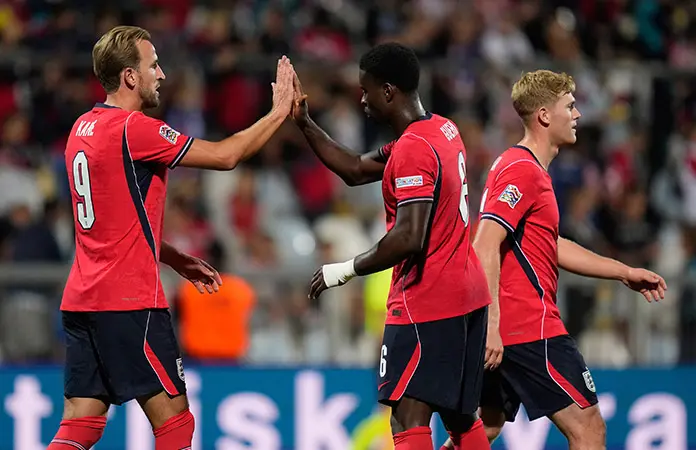 Goleada histórica de Inglaterra a Croacia