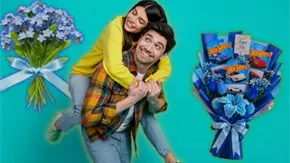 M&eacute;xico celebra el D&iacute;a del Novio con flores azules y regalos